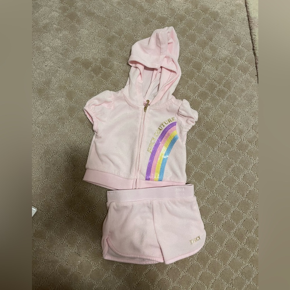 Terry Juice baby outfit 12mo